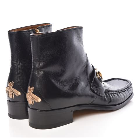 gucci horse bit boot men|gucci horsebit ankle boots.